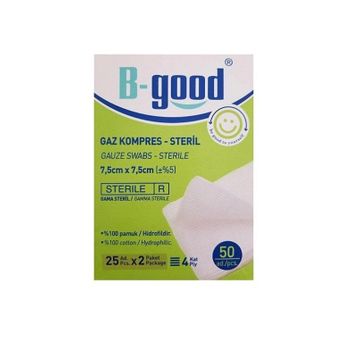 B-Good 7,5x7,5 cm 50'li Gaz Kompress