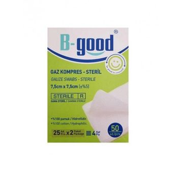 B-Good 7,5x7,5 cm 50'li Gaz Kompress