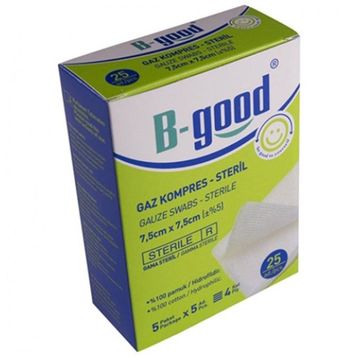 B-good B Good Gaz Kompres 7,5cm X 7,5cm 25'li