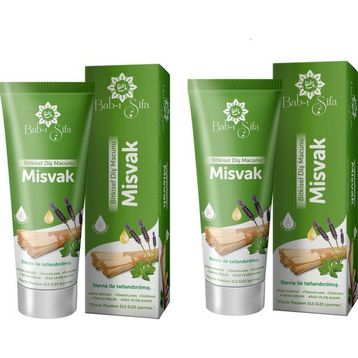 Bab-i Şifa Misvak 2x140 gr Bitkisel Diş Macunu