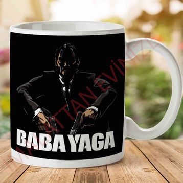 Baba Yaga John Wick Baskılı Kupa