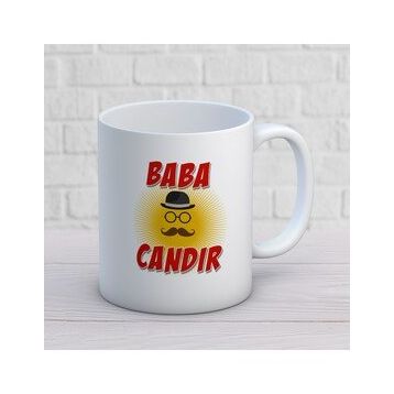Babalar Günü Baba Candır İki Tarafı Baskılı Kupa