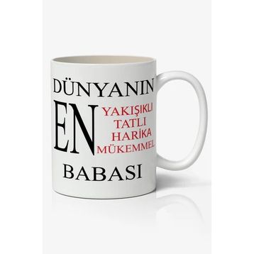 Babalar Günü Baskılı Kupa