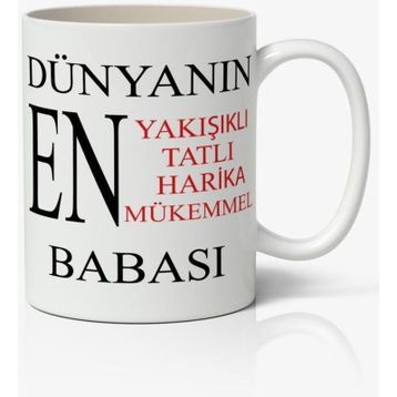 Babalar Günü Baskılı Kupa