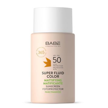 Babe Facial Sunscreen Mattifying Super Fluid Color SPF 50+ 50 ml Güneş Kremi