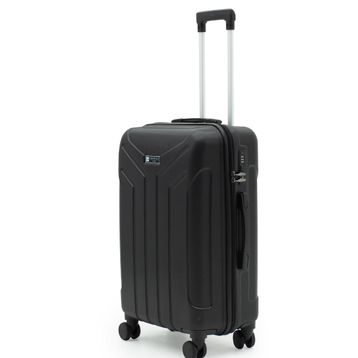 Babil Lüx ABS 65 cm Siyah Orta Boy Valiz