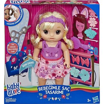 Baby Alive Bebeğimle Saç Tasarımı