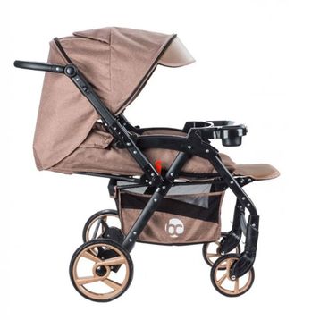 Baby Care Bc-500 Kahve Combo Maxi Pro Çift Yönlü Puset