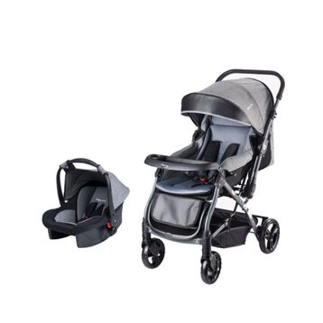 Baby Care BC65 Capron Gri Lüx Çift Yönlü Bebek Arabası