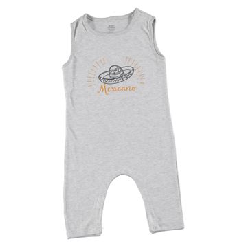 Baby Corner Gri Melanj Arizona Kolsuz Erkek Bebek Tulum