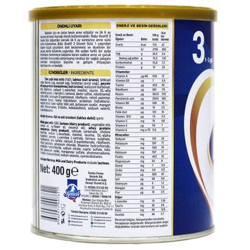 Baby Goat 3 1-3 Yaş 3x400 gr Devam Sütü
