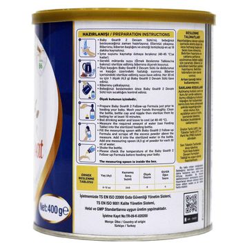 Baby Goat 3 1-3 Yaş 3x400 gr Devam Sütü