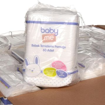 Baby Me 15x60 Adet Bebek Temizleme Pamuğu