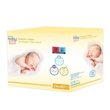 Baby Me 24x40 Adet Yenidoğan Islak Mendil