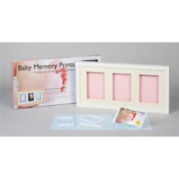 Baby Memory Prints Beyaz Üçlü Çerçeve