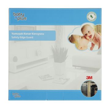 Baby Plus 3.4x3.4x200 cm Kahverengi Soft Köşe Koruyucu