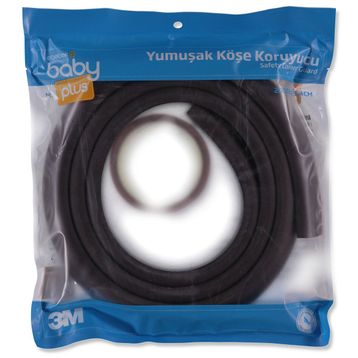 Baby Plus 3.4x3.4x200 cm Kahverengi Soft Köşe Koruyucu