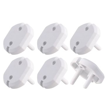 Baby Plus Bebek Beyaz 6 Adet Güvenlik Priz Kapağı