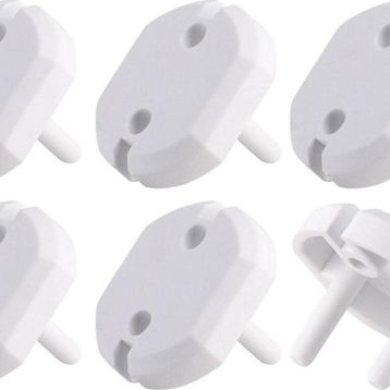 Baby Plus Bebek Beyaz 6 Adet Güvenlik Priz Kapağı