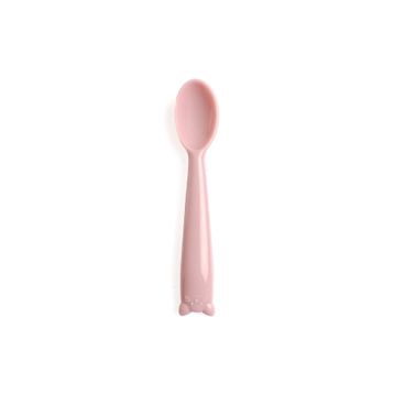 Baby Plus Lila Silikon Mama Kaşığı