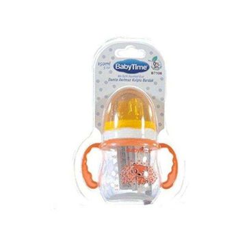 Baby Time BT106 150 ml Damla Akıtmaz Kulplu Bardak