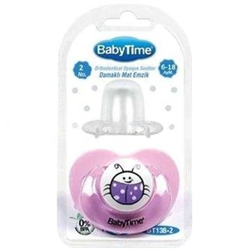 Baby Time Bt138-2 No:2 Korumalı Damaklı Mat Emzik