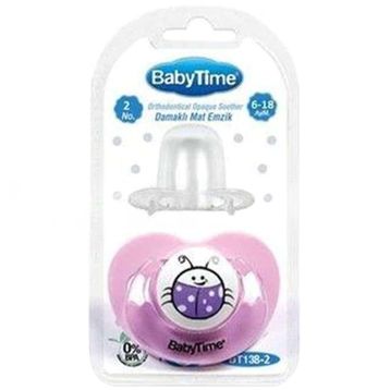 Baby Time Bt138-2 No:2 Korumalı Damaklı Mat Emzik