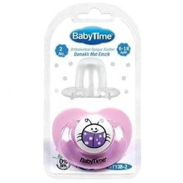 Baby Time Bt138-2 No:2 Korumalı Damaklı Mat Emzik