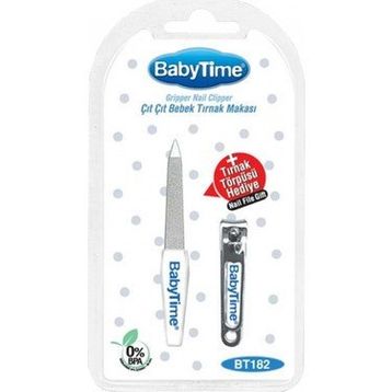 Baby Time BT182 Çıt Çıt Bebek Tırnak Makası + Tırnak Törpüsü