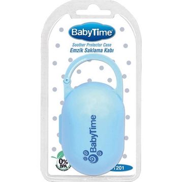 Baby Time Mavi Emzik Saklama Kabı