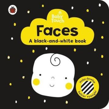 Baby Touch Faces A Black And White Book - Ladybird