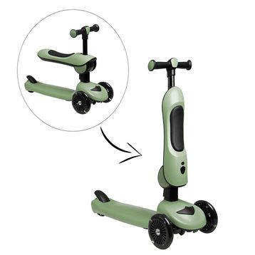 Baby Toys Funride Oturmalı Mint Yeşili Işıklı Scooter