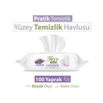 Baby Turco 100'lü Lavanta Temizliği Yüzey Temizlik Havlusu