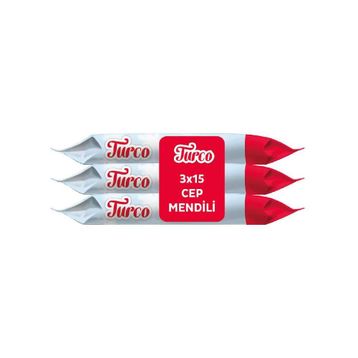 Baby Turco 3x15 Adet Cep Islak Mendil