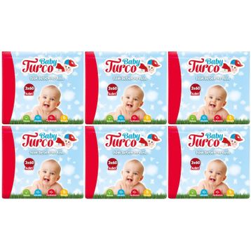 Baby Turco 60x18'li 1080 Yaprak Islak Havlu