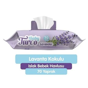 Baby Turco 70 Adet Lavanta Kokulu Islak Bebek Havlusu