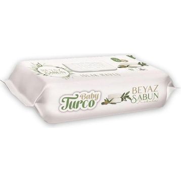 Baby Turco 90'lı Beyaz Sabun Kokulu Islak Mendil