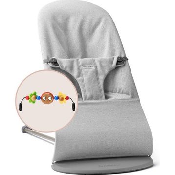 Babybjörn Balance Bliss Woven Mélange Light Grey Oyuncaklı Ana Kucağı