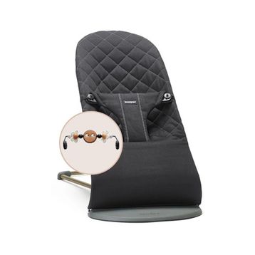 BabyBjörn Bliss Black & White Oyuncaklı Woven Black Ana Kucağı