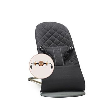 BabyBjörn Bliss Black & White Oyuncaklı Woven Black Ana Kucağı