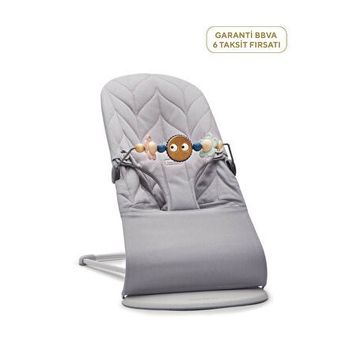Babybjörn Bliss Petal Woven Cotton Light Grey Oyuncaklı Ana Kucağı