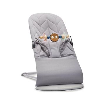 Babybjörn Bliss Petal Woven Cotton Light Grey Oyuncaklı Ana Kucağı