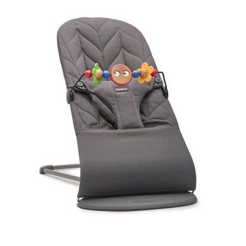 Babybjorn Bliss Woven Petal Anthracite Oyuncaklı Ana Kucağı