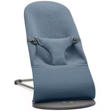 Babybjorn Gri Mavi Balance Soft Cotton Jersey Ev Tipi Ana Kucağı