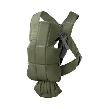 Babybjorn Mini 3d Cotton Dark Green Kanguru