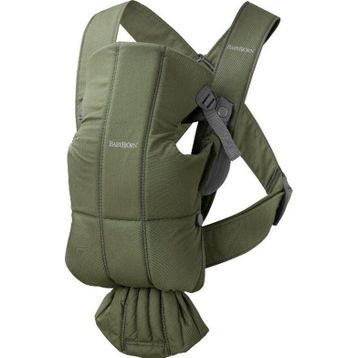 Babybjorn Mini 3d Cotton Dark Green Kanguru
