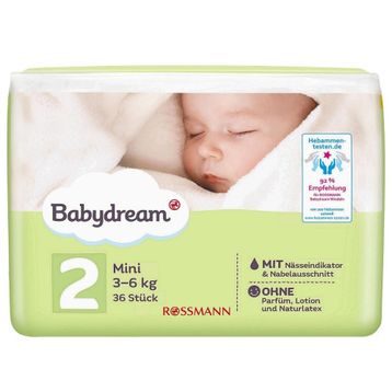 Babydream No:2 Mini 36 Adet Bebek Bezi
