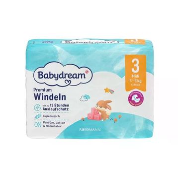 Babydream Premium No:3 Midi 129 Adet Bebek Bezi