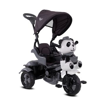 Babyhope 127 Little Panda Gri Siyah 3 Tekerlekli Bisiklet