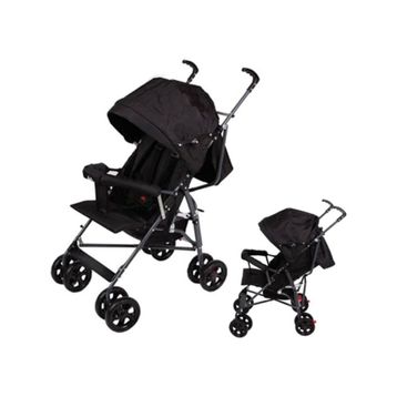 Babyhope Siyah Baston Bebek Arabası